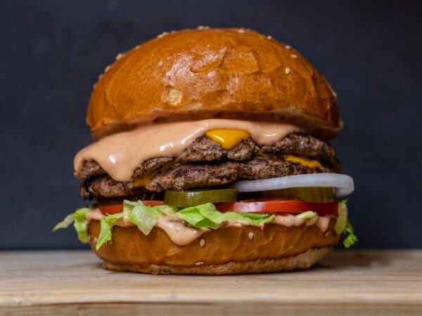 Juicy beef burger